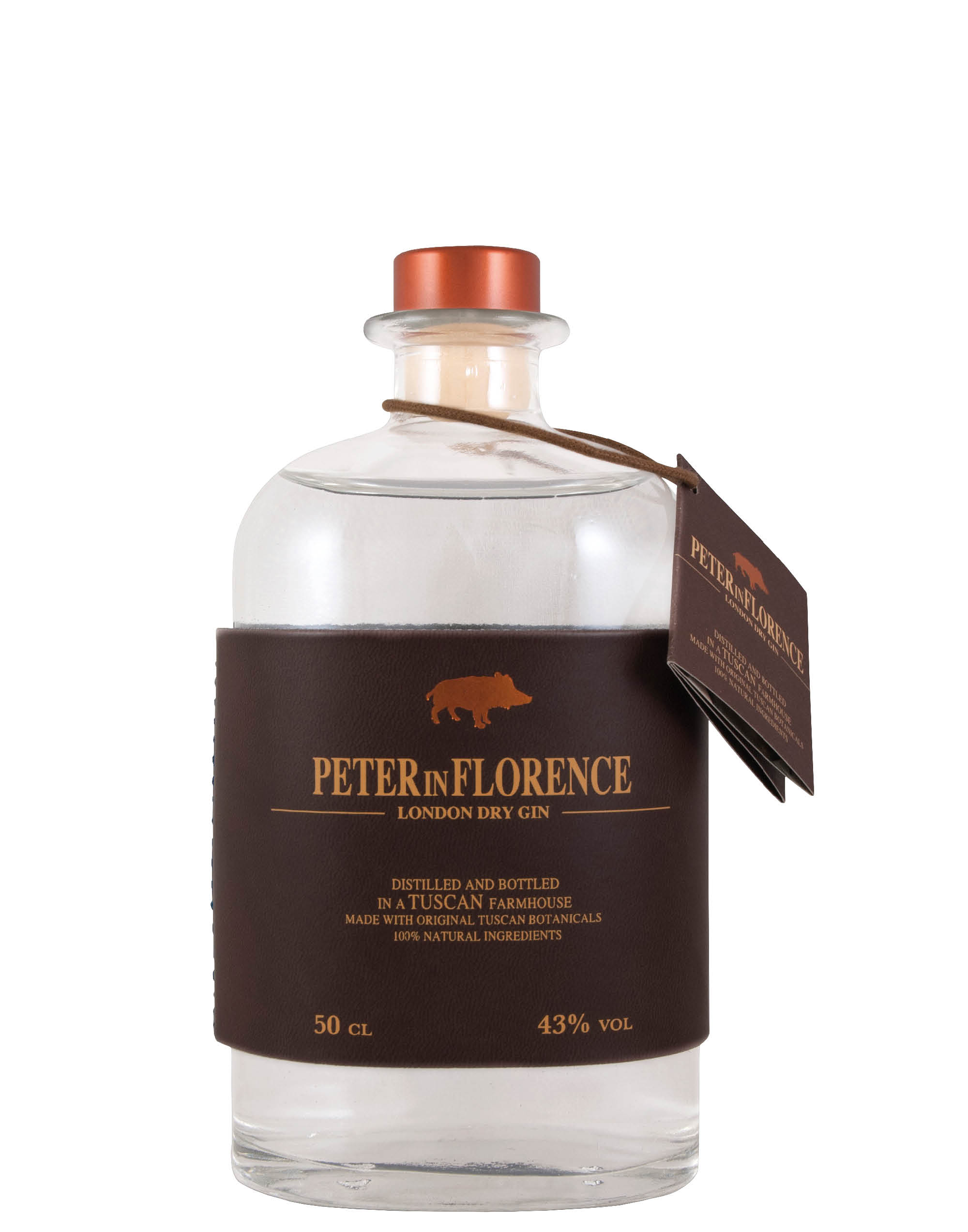 Peter In Florence - Dry Gin London, Gin Classico Dai Profumi Floreali, 500Ml