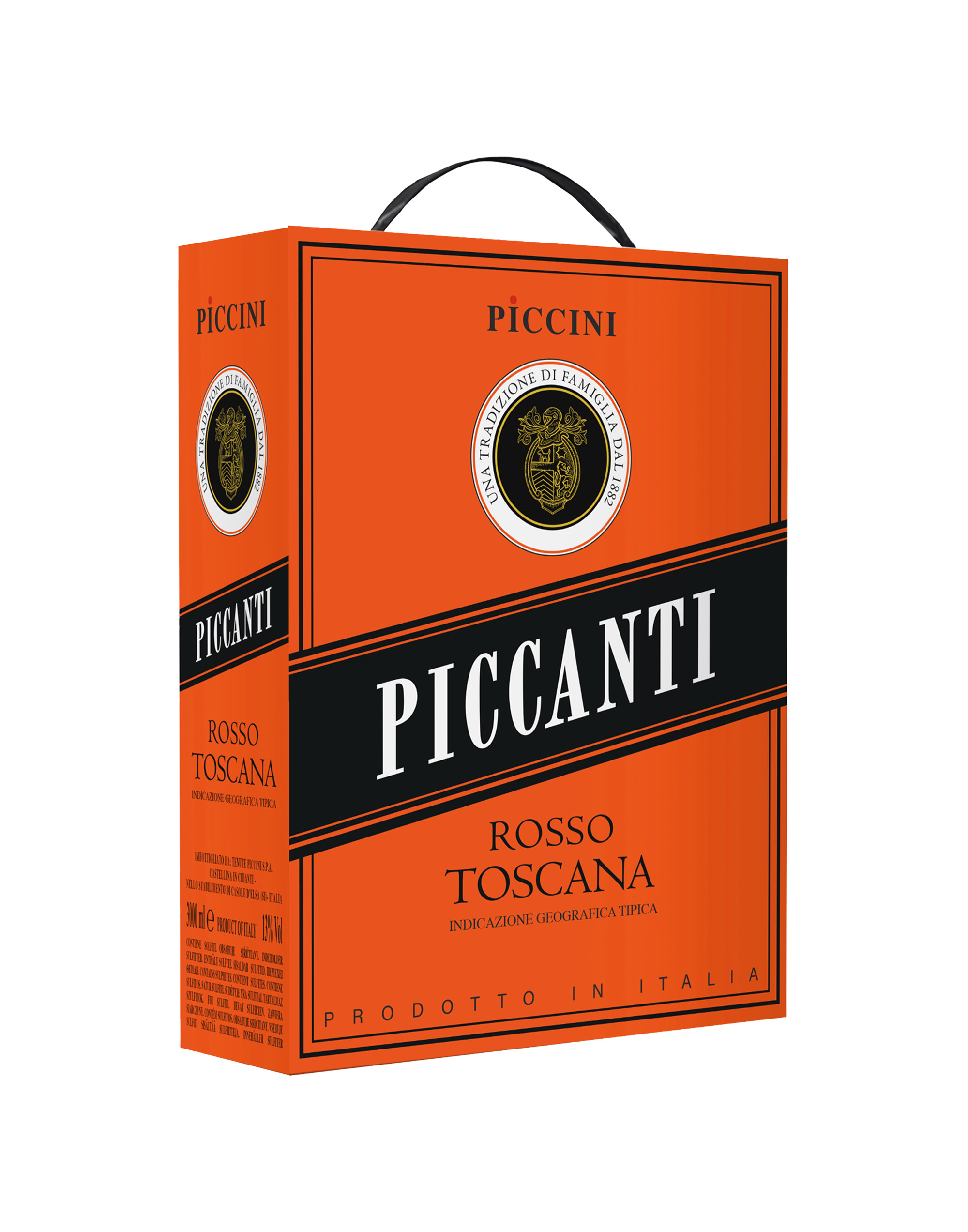 Piccini 1882 Piccanti Toscana Igt Rosso 3 ℓ, Bag In Box