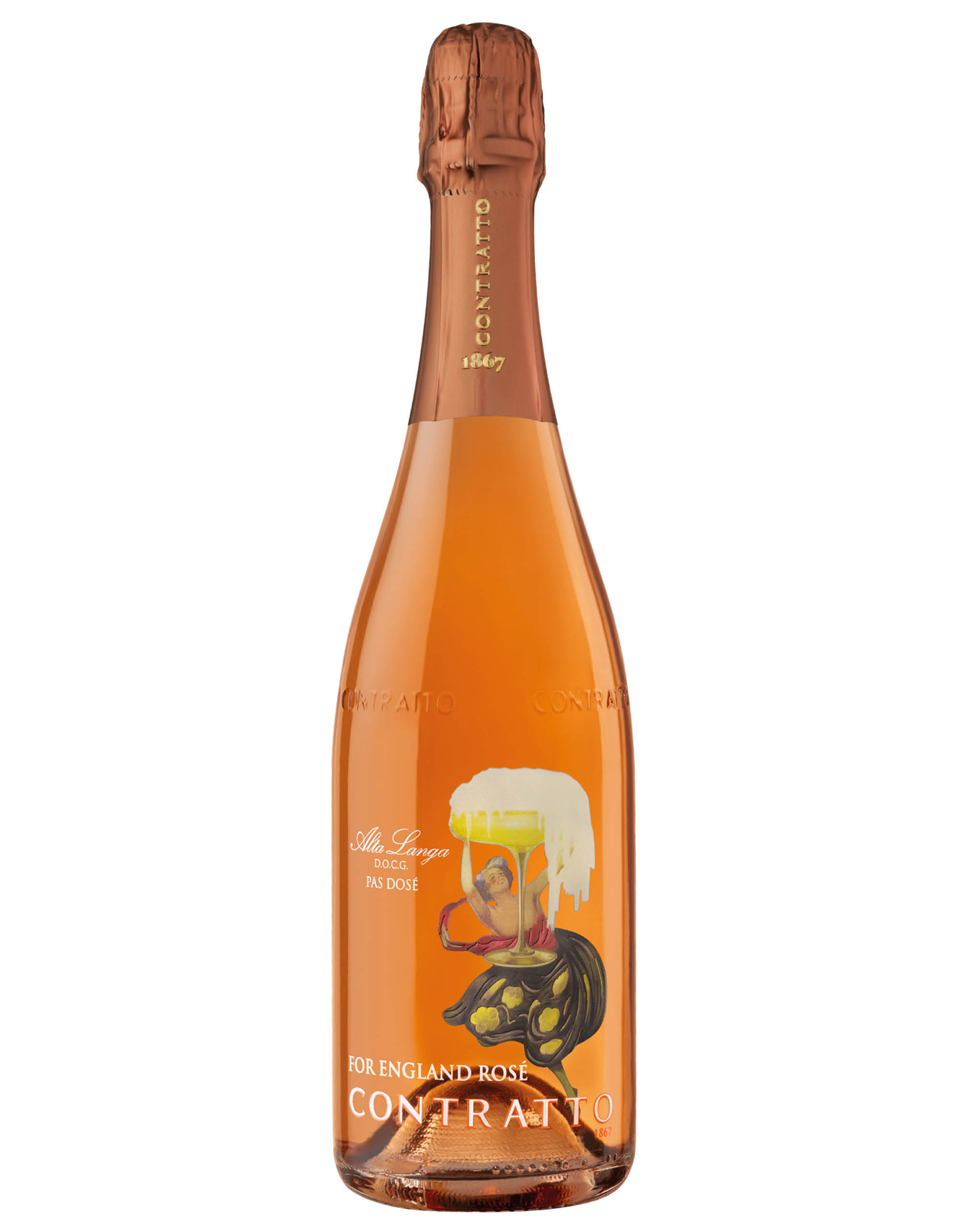 Contratto Alta Langa For England Rosé Pas Dosé 2019-image