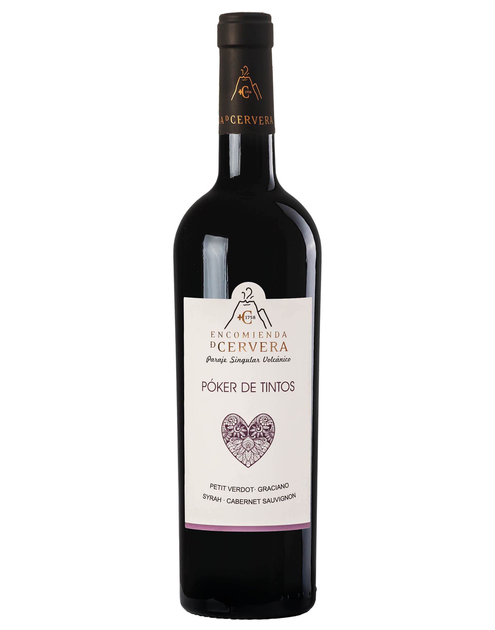 Encomienda De Cervera PóKer De Tintos Campo De Calatrava Dop 2018 0,75 ℓ