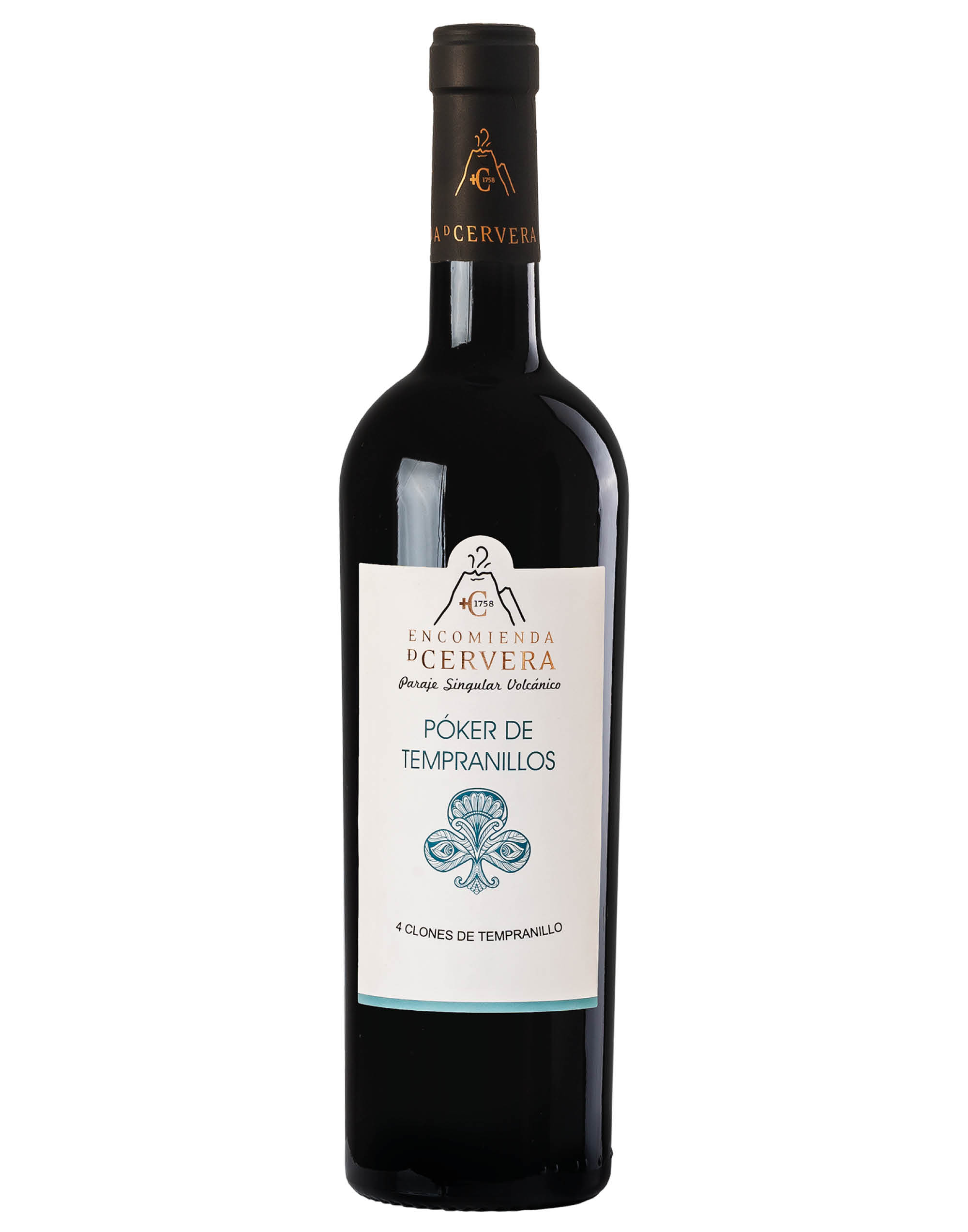 Encomienda De Cervera PóKer De Tempranillos Campo De Calatrava Dop 2019 0,75 ℓ