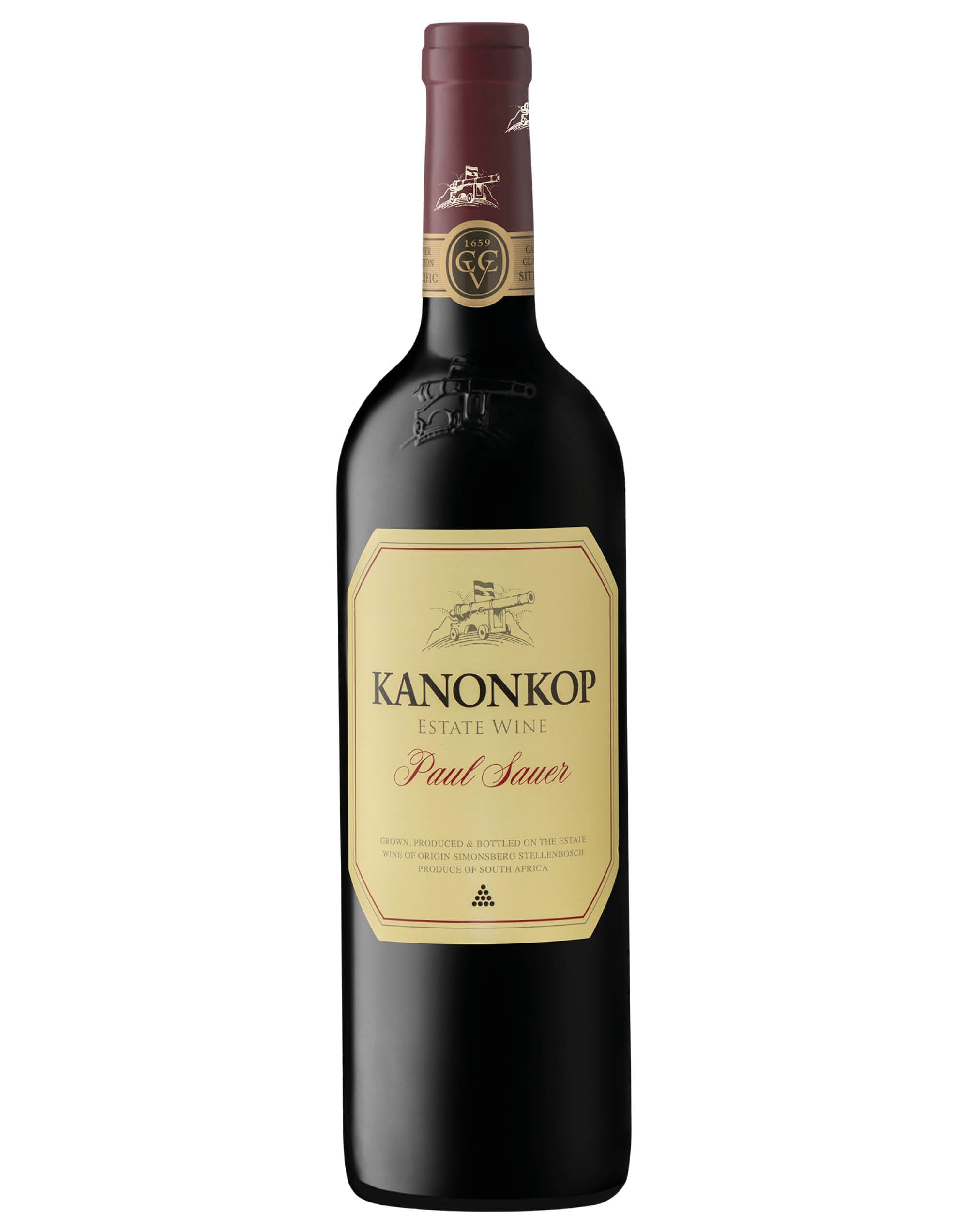 Kanonkop Paul Sauer, Vino Rosso Sud Africa, 1 Bottiglia 750Ml-image