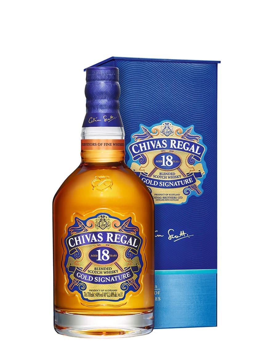 Blended Scotch Whisky 18 Year Old Gold Signature Chivas Regal