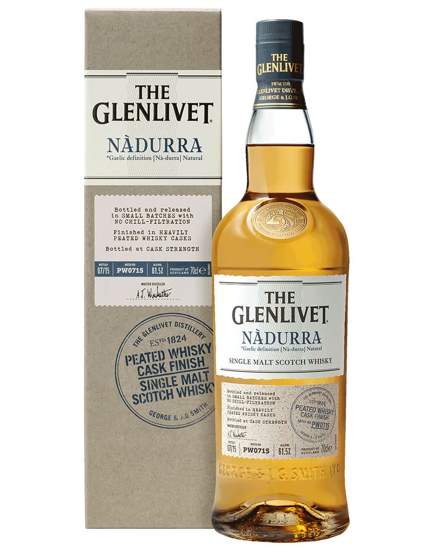 Single Malt Scotch Whisky Nadurra Peated The Glenlivet