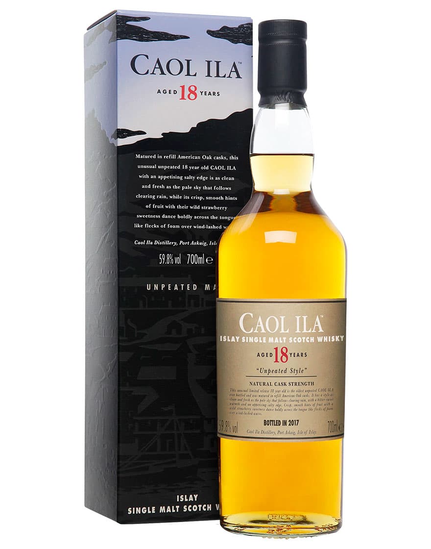 Islay Single Malt Scotch Whisky Aged 18 Years Unpeated Style 2017 Caol Ila
