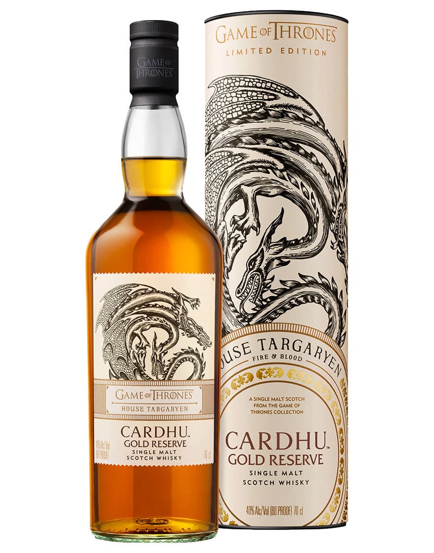 House Targaryen: Cardhu Gold Reserve Single Malt Scotch Whisky Game of Thrones