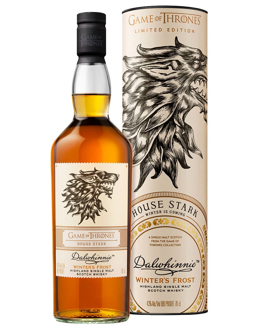 House Stark: Dalwhinnie Winter's Frost Highland Single Malt Scotch Whisky Game of Thrones