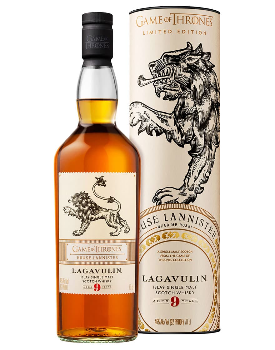 Islay Single Malt Scotch Whisky House Lannister: Lagavulin Aged 9 Years Game of Thrones