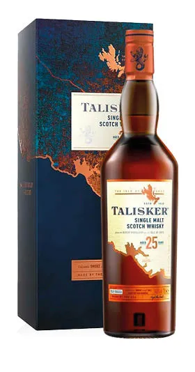 Single Malt Scotch Whisky Aged 25 Years Talisker