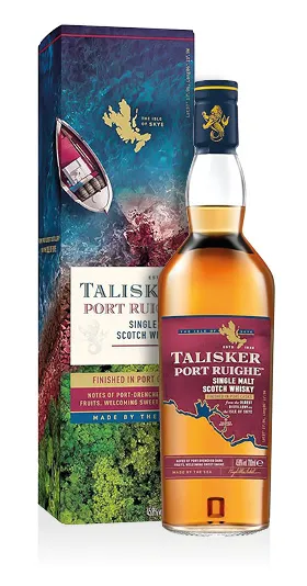 Single Malt Scotch Whisky Finished in Port Casks Port Ruighe Talisker