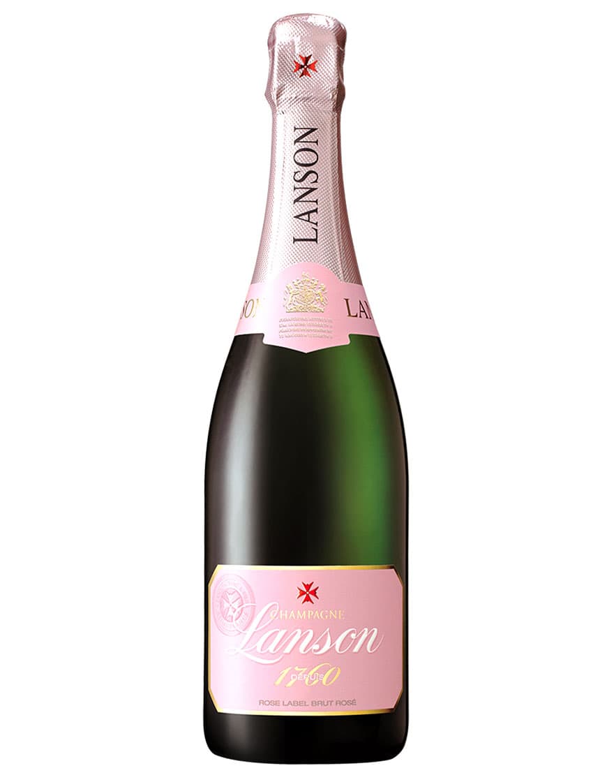 Champagne Brut Rosé AOC Rose Label Lanson