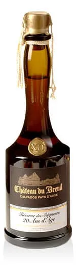 Calvados Pays d'Auge AOC Réserve de Seigneurs XO 20 Ans d'Age Château du Breuil