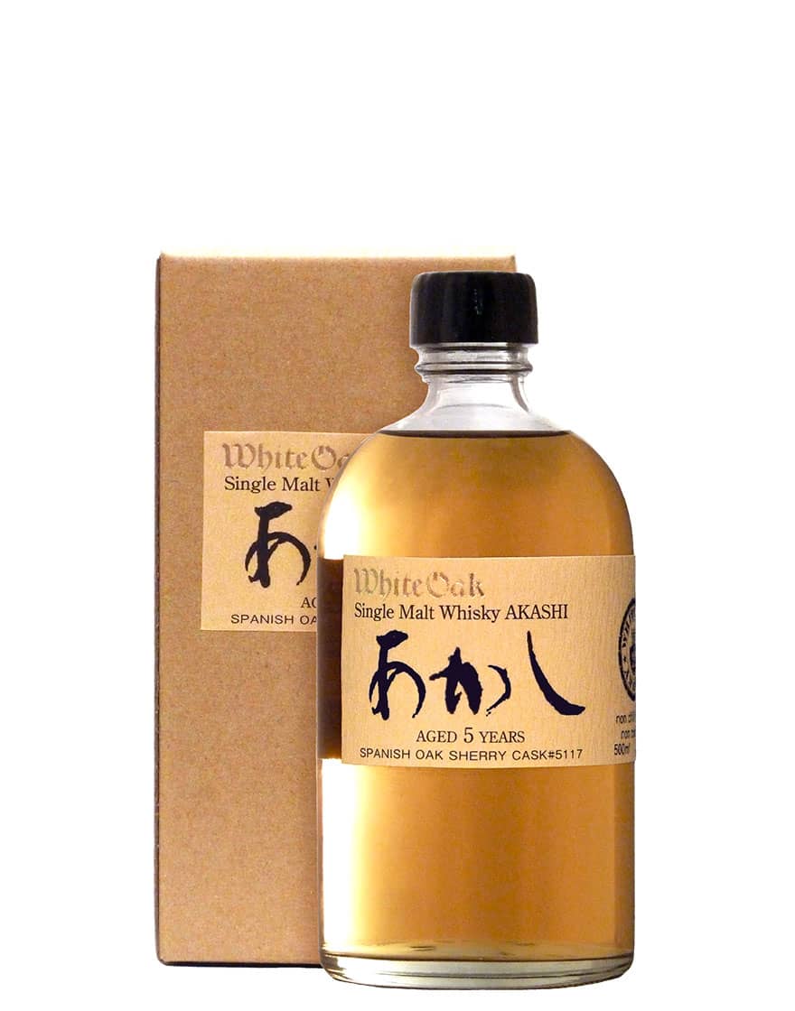 Single Malt Whisky 5 Years Old Akashi White Oak