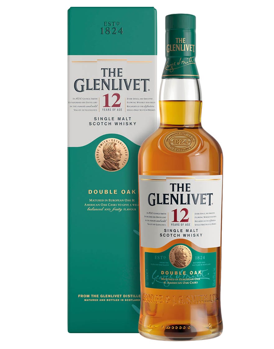 Single Malt Scotch Whisky 12 Years of Age Double Oak The Glenlivet