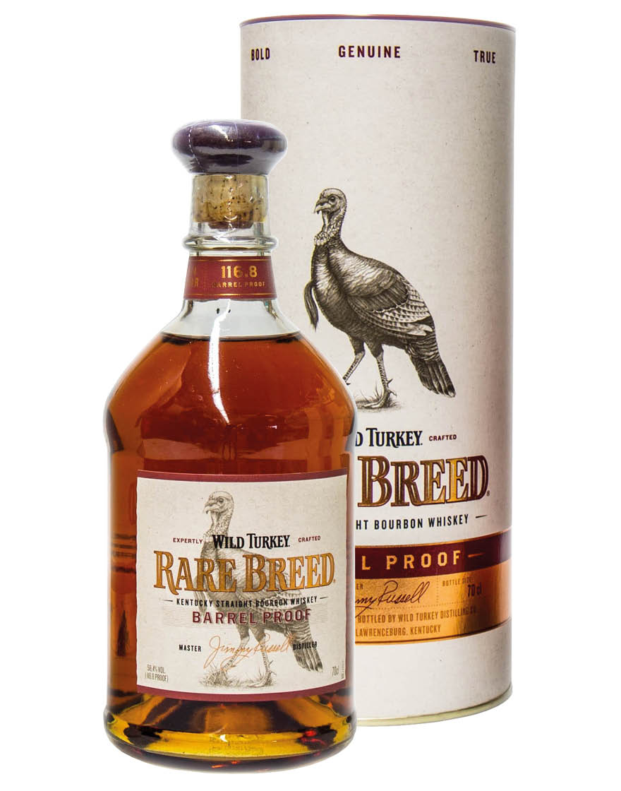 Kentucky Straight Bourbon Whiskey Barrel Proof Rare Breed Wild Turkey