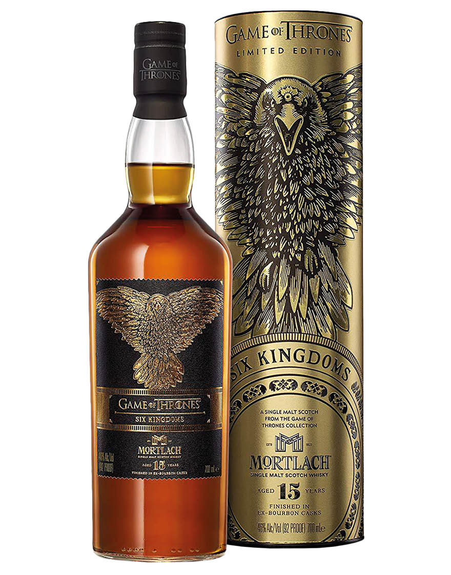 Six Kingdoms Mortlach 15 Year Old Single Malt Scotch Whisky Game of Thrones