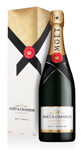 Champagne Brut AOC Impérial Moët & Chandon 0,75 ℓ, Gift box