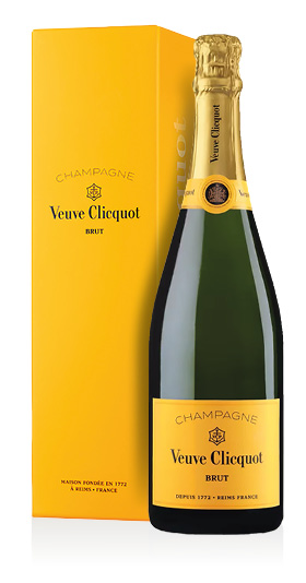 0,75 Yellow Brut Clicquot Champagne Gift ℓ, box Label Veuve AOC