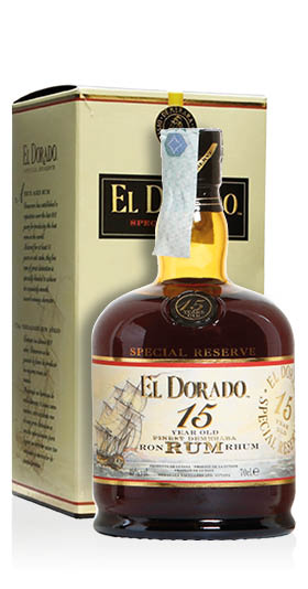15 Year Old Special Reserve Demerara Rum El Dorado 0,7 ℓ, Gift box