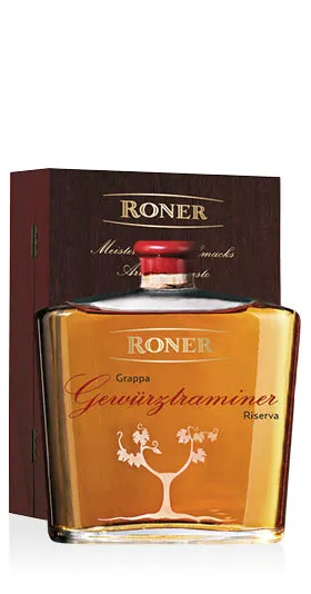 Grappa Gewürztraminer Riserva Roner