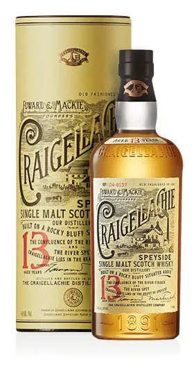 Speyside Single Malt Scotch Whisky Aged 13 Years Craigellachie