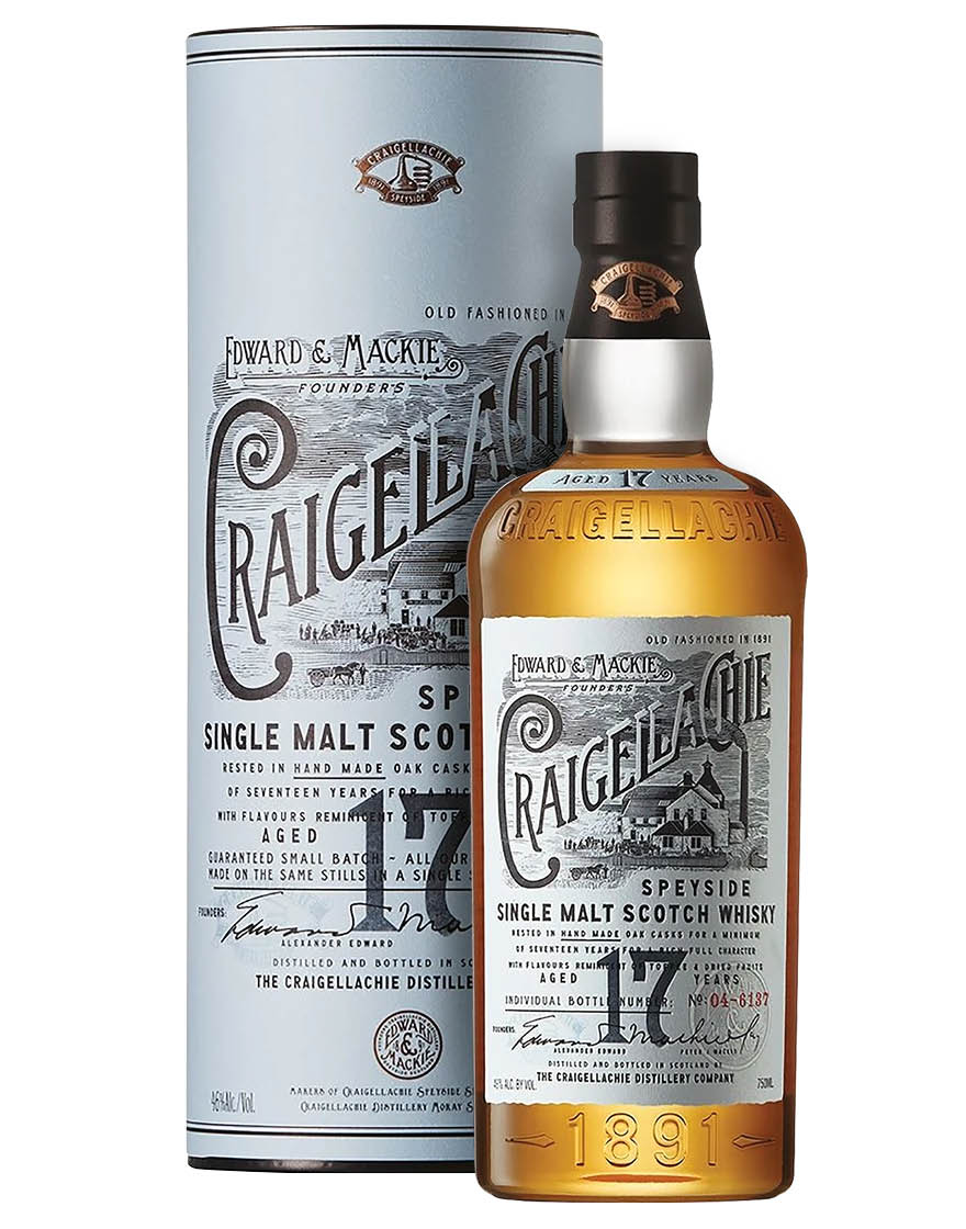 Speyside Single Malt Scotch Whisky Aged 17 Years Craigellachie
