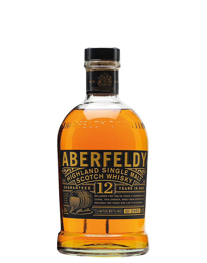 Highland Single Malt Scotch Whisky Guaranteed 12 Years in Oak Aberfeldy