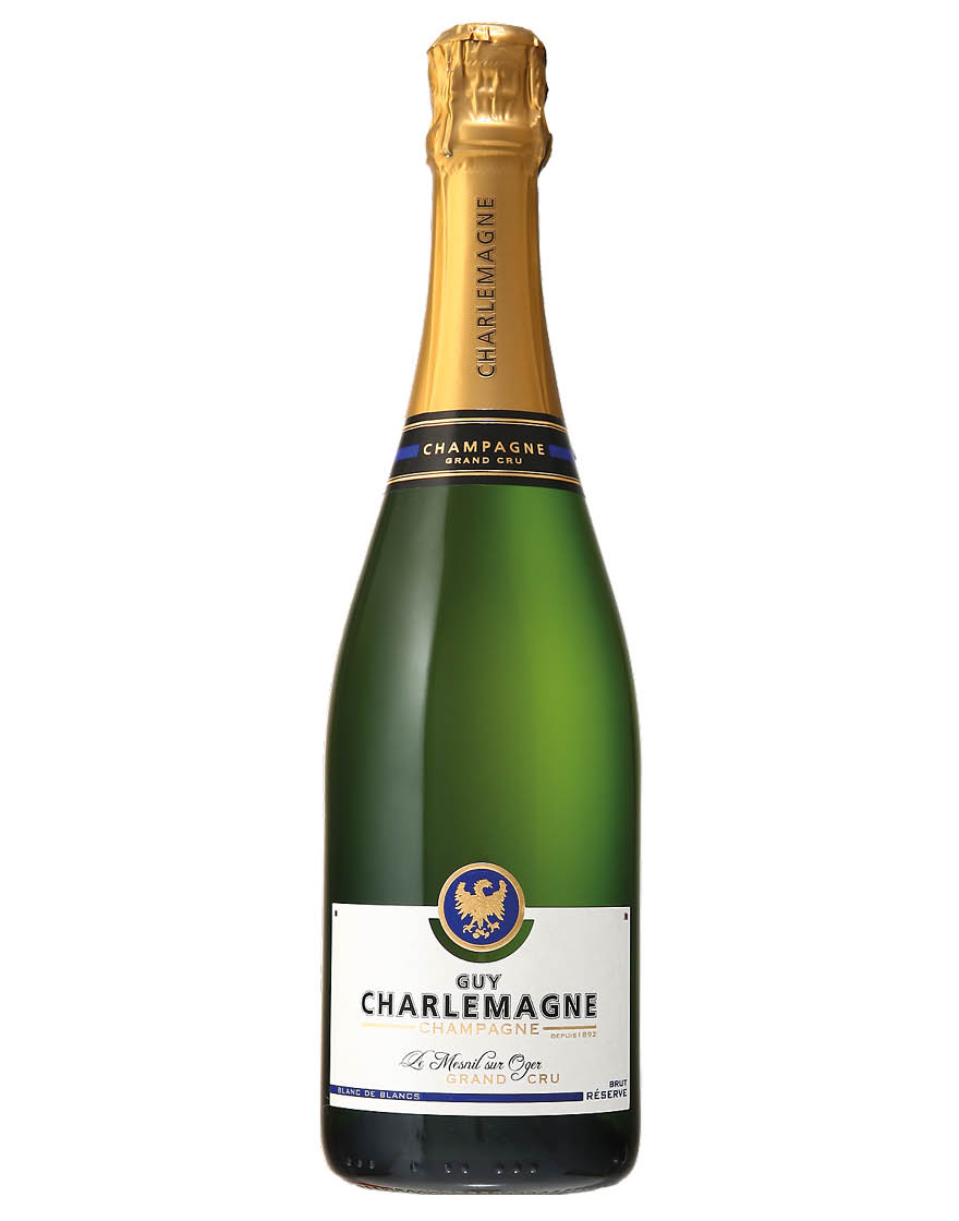 Champagne Brut Blanc de Blancs Grand Cru AOC Réserve Guy Charlemagne