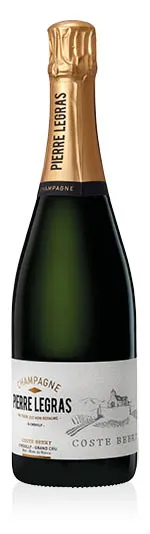 Champagne Brut Blanc de Blancs Chouilly Grand Cru AOC Coste Beert Pierre Legras
