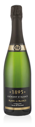 Crémant d'Alsace Brut Blanc de Blancs AOP Signature de Colmar Domaine de la Ville de Colmar