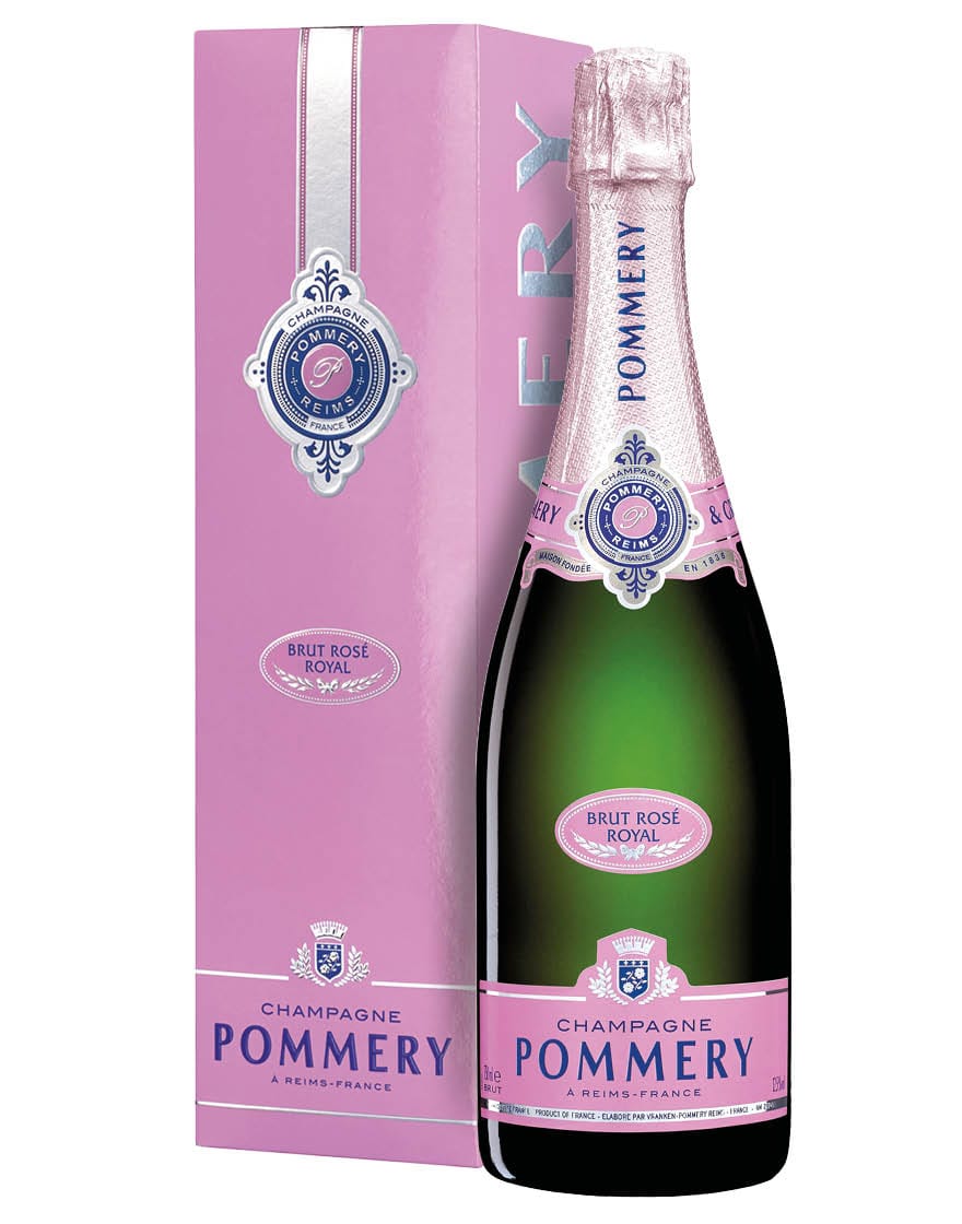ℓ, AOC Champagne Rosé 0,75 Gift Pommery Brut Royal box