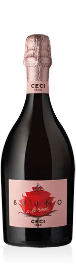 Emilia Lambrusco Spumante Brut Rosato IGT Bruno e Le Rose Cantine Ceci