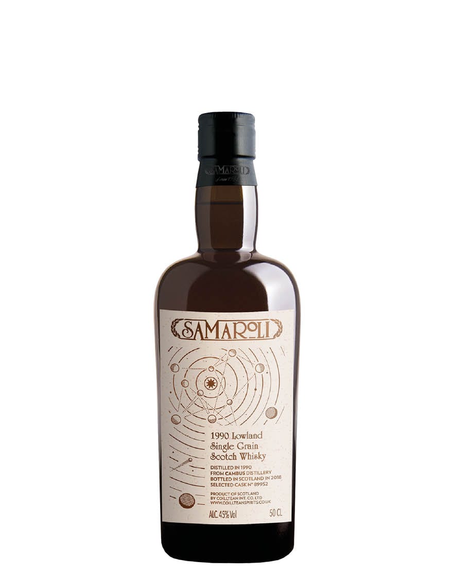 Cambus Lowland Single Grain Scotch Whisky 1990 Samaroli