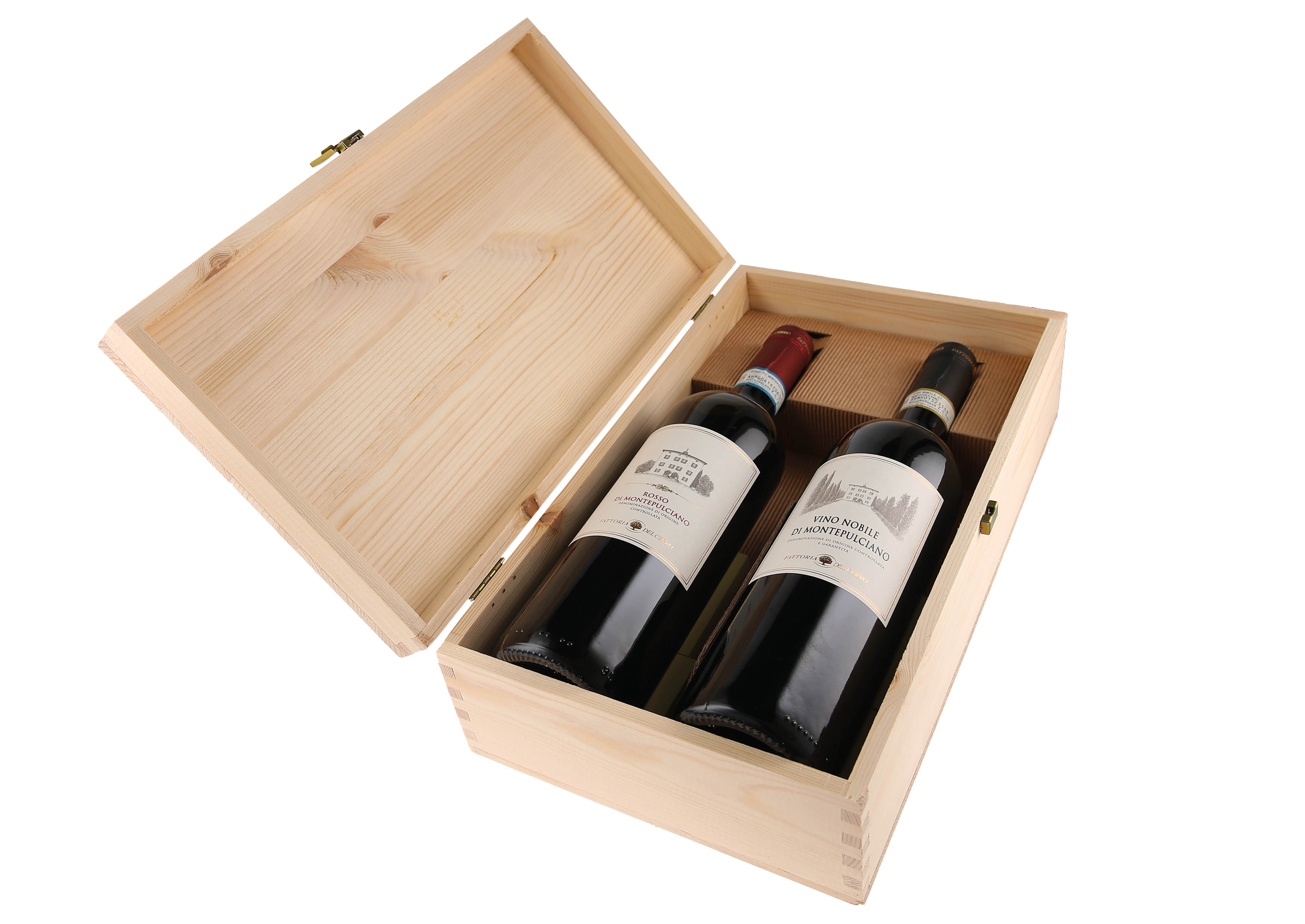 Cassetta Fattoria del Cerro con Rosso e Nobile di Montepulciano