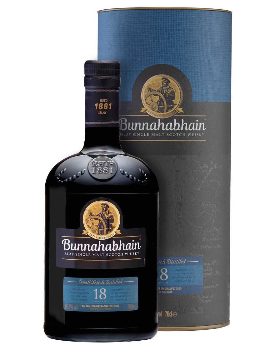 Islay Single Malt Scotch Whisky 18 Years Old Bunnahabhain