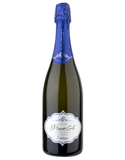 Vino Spumante di Qualità Brut Metodo Classico Pinot 64 Calatroni