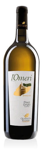Trentino Pinot Grigio DOC Quaranta Jugheri Vigna L'Omeri 2018