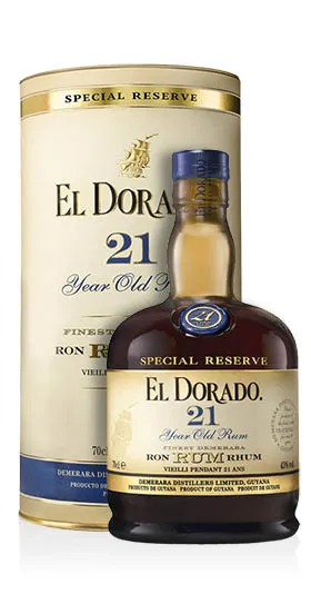 21 Year Old Special Reserve El Dorado Rum Demerara Distillers