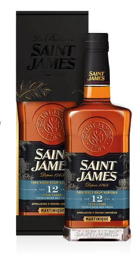 Martinique AOC Rhum Vieux Agricole 12 Years Saint James