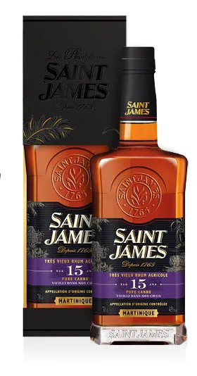 Martinique AOC Rhum Vieux Agricole 15 Years Saint James