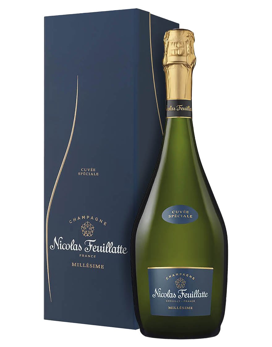 AOC 0,75 Gift Cuvée Champagne Nicolas ℓ, 2014 Spéciale Feuillatte box