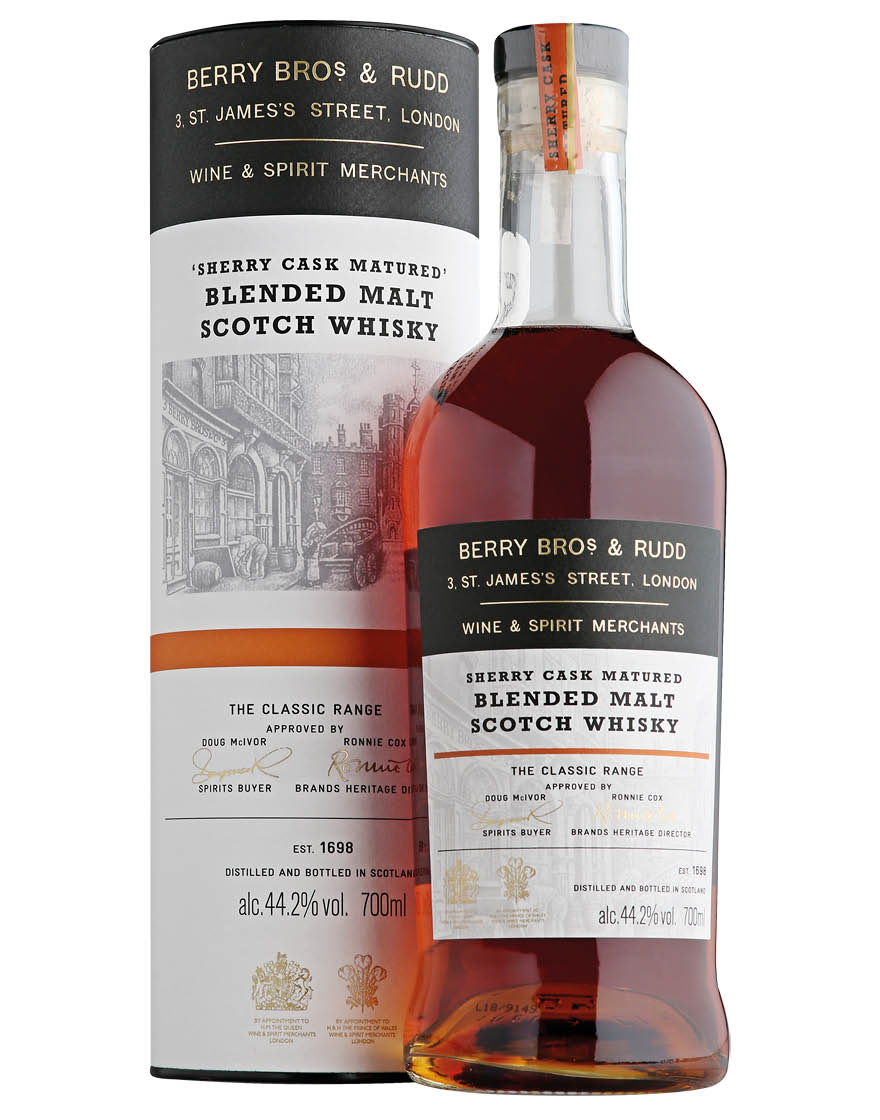 Blended Malt Scotch Whisky Sherry Cask Matured Berry Bros. & Rudd
