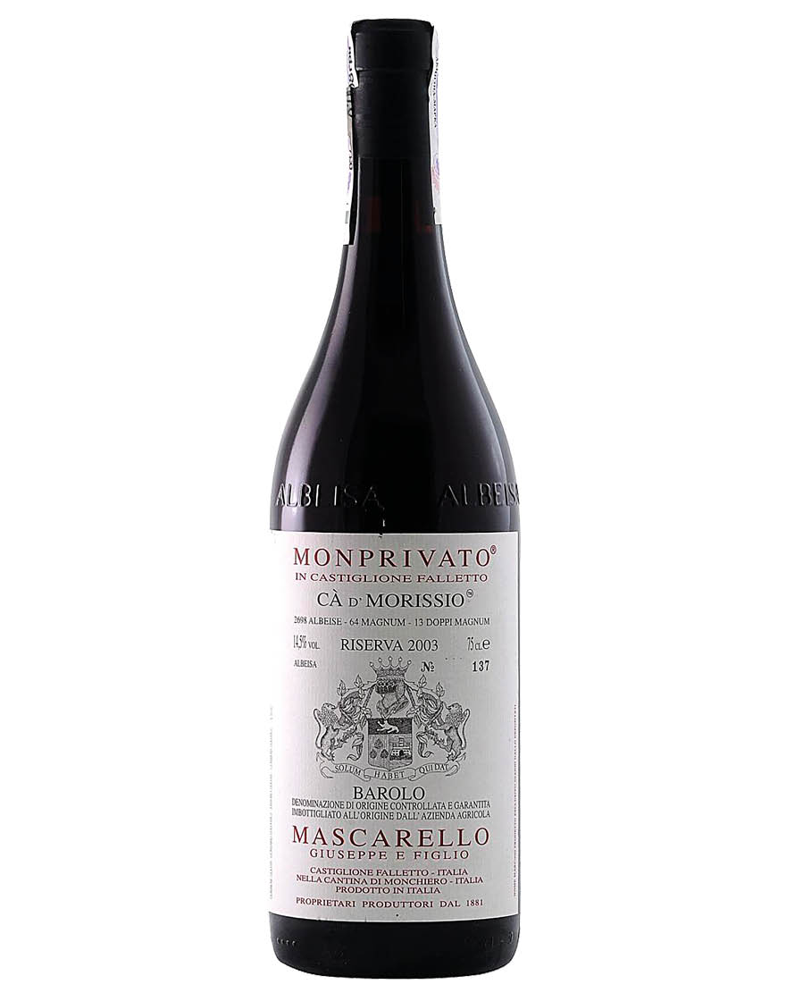 Barolo Riserva DOCG Ca d'Morissio 2010 Mascarello Giuseppe e Figlio