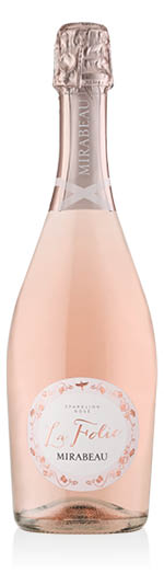 La Folie Sparkling Rosé Mirabeau