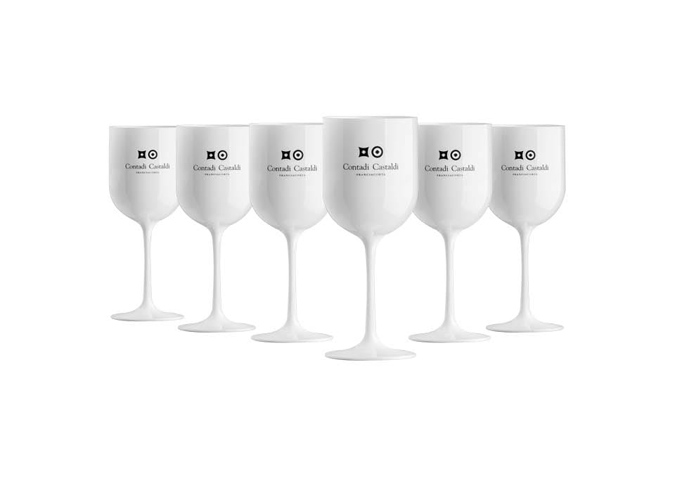 Contadi Castaldi picknickglas i plast (6-pack)