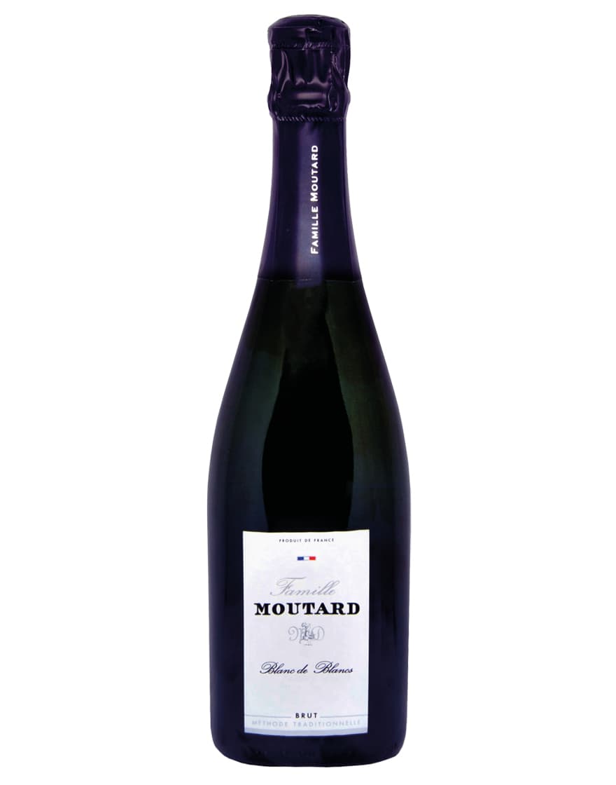Vin Mousseux Brut Blanc de Blancs Méthode Traditionnelle Famille Moutard