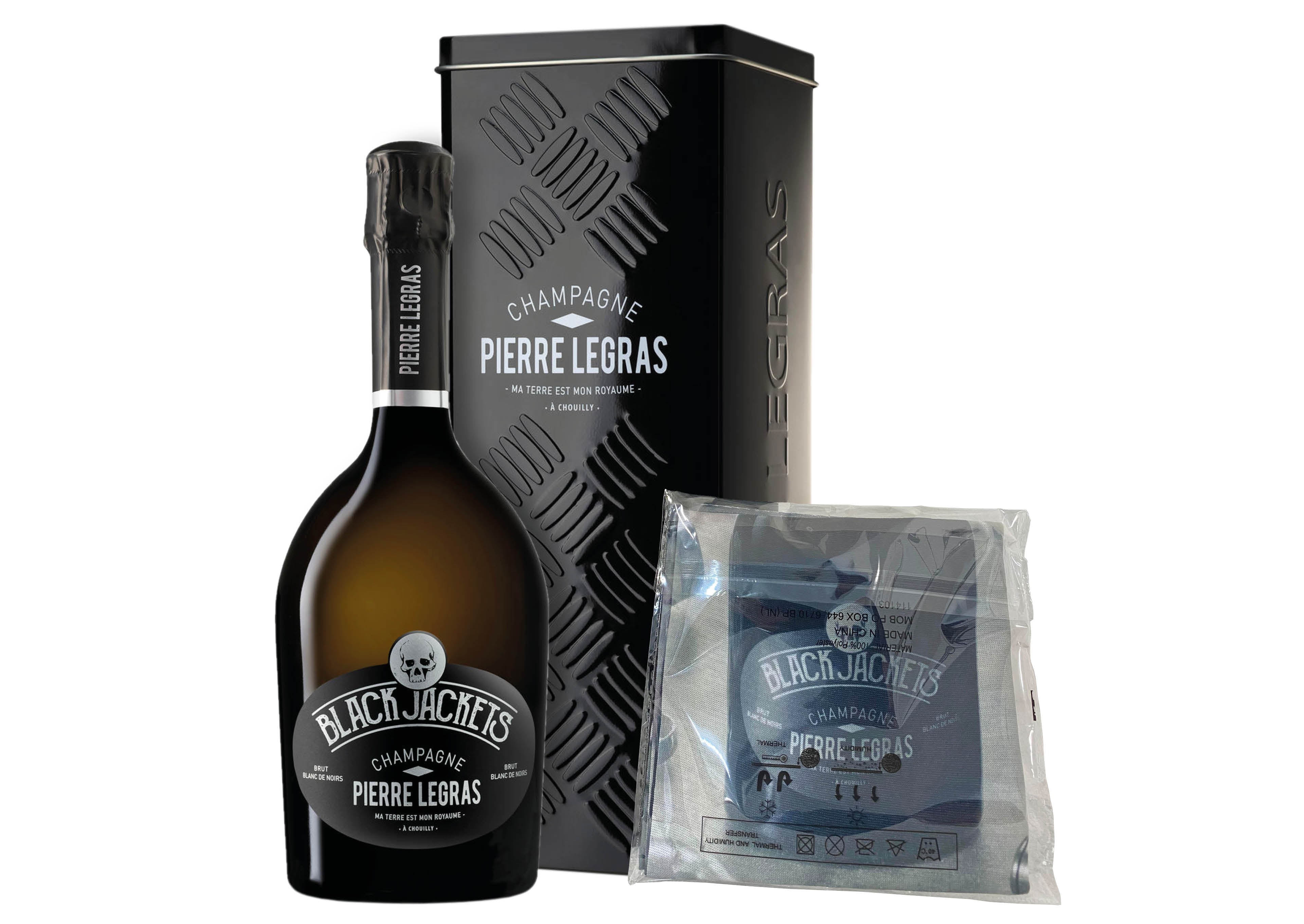 Pierre Legras Black Jackets Champagne AOC Brut Blanc de Noirs 2015