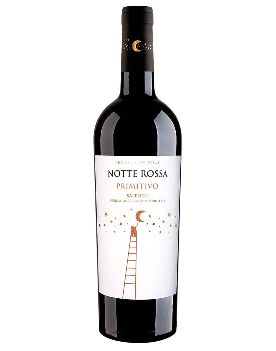 Salento IGT Primitivo Notte Rossa 2021 0,75 ℓ, rotwein