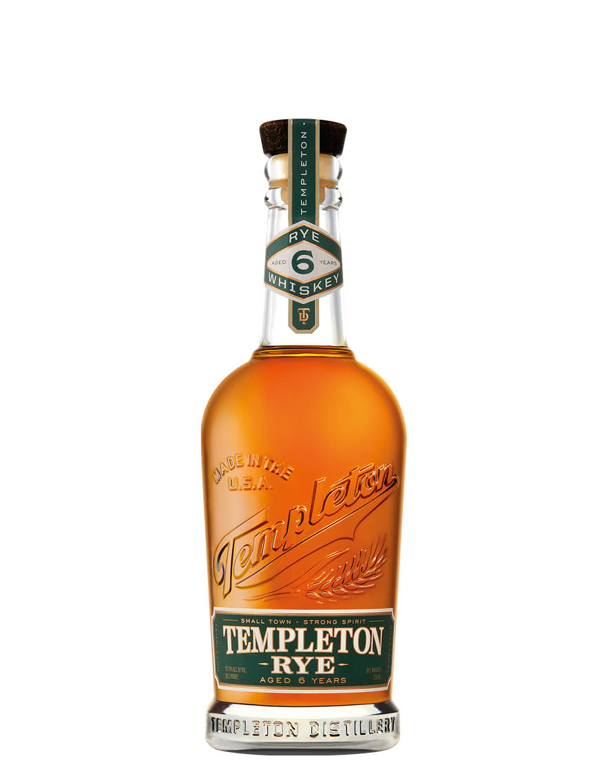 Rye Whiskey Aged 6 Years Templeton