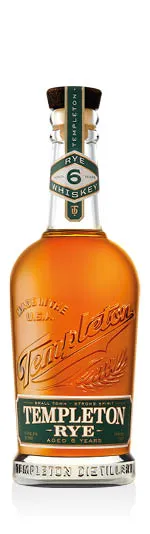 Rye Whiskey Aged 6 Years Templeton